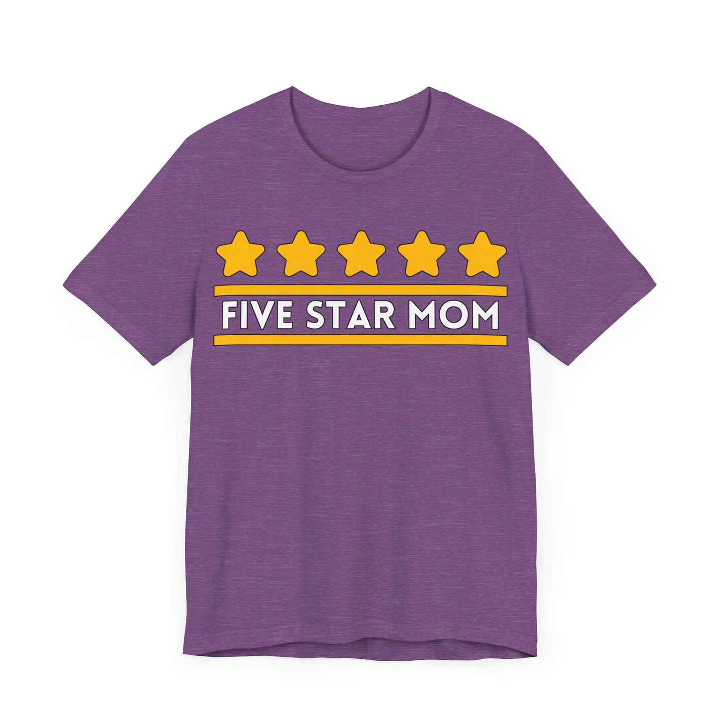 Five Star Mom Tee | Best Mom Graphic T-Shirt