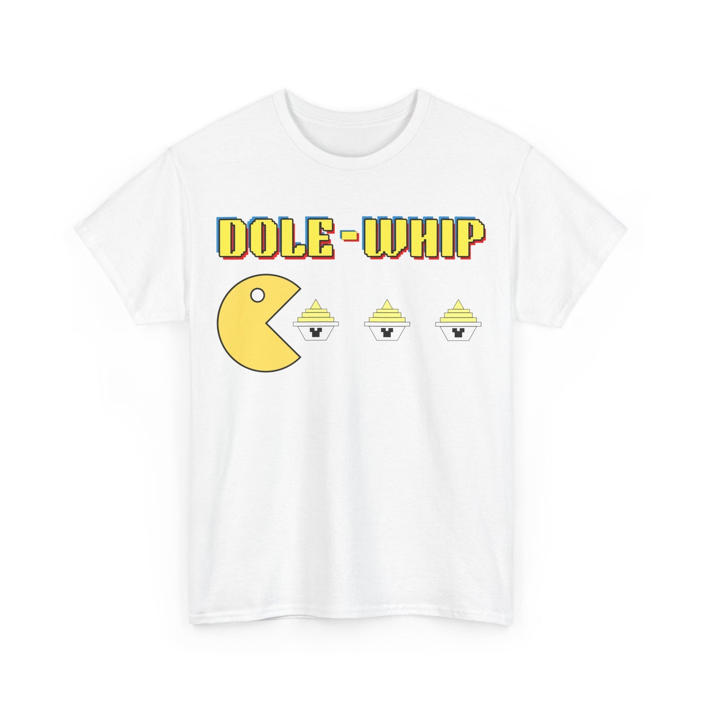 Pac-Man Loves Dole Whip Tee | Clever Mash-up Graphic T-Shirt