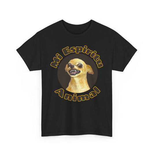 Mi Espiritu Animal Tee | Funny Dog Graphic T-Shirt