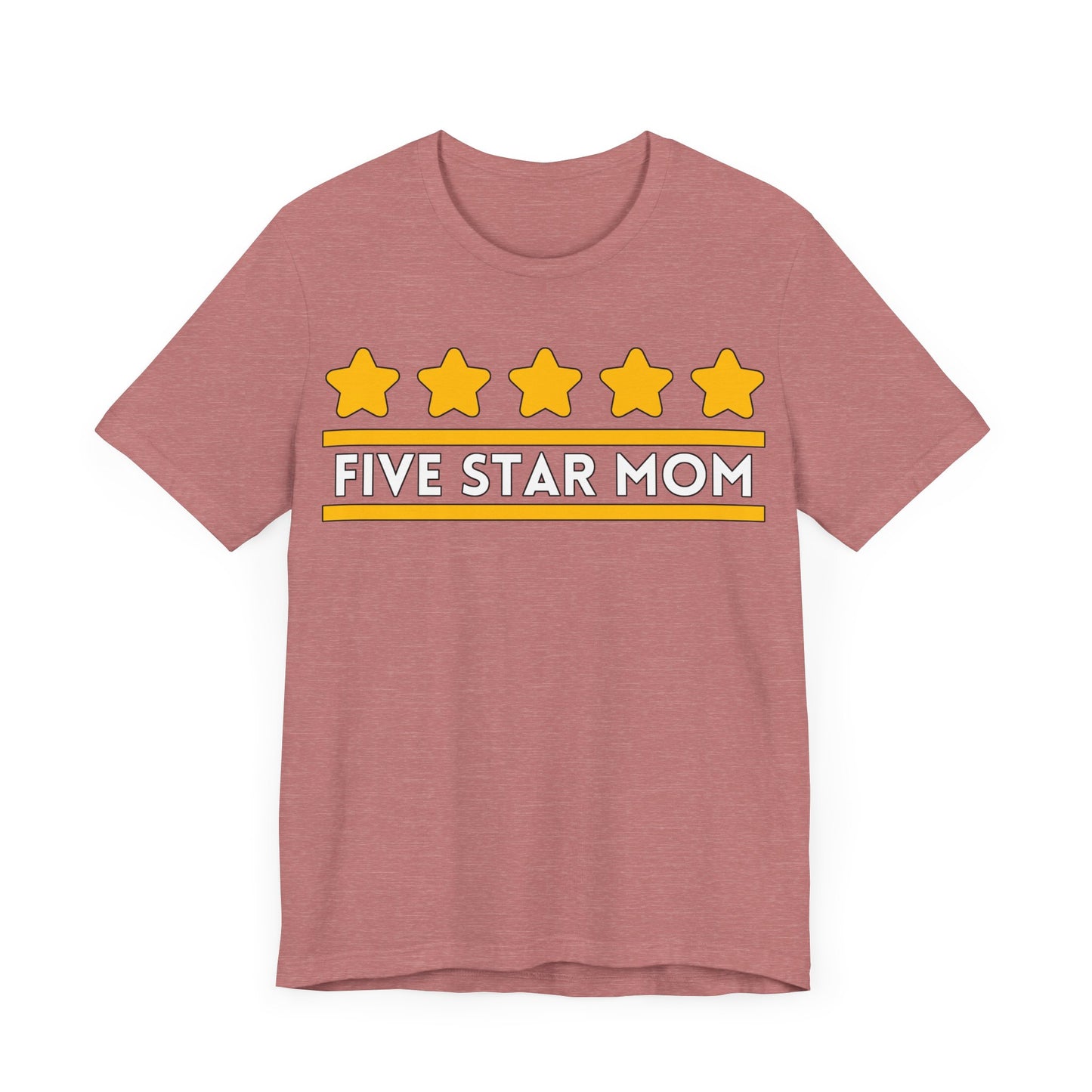 Five Star Mom Tee | Best Mom Graphic T-Shirt