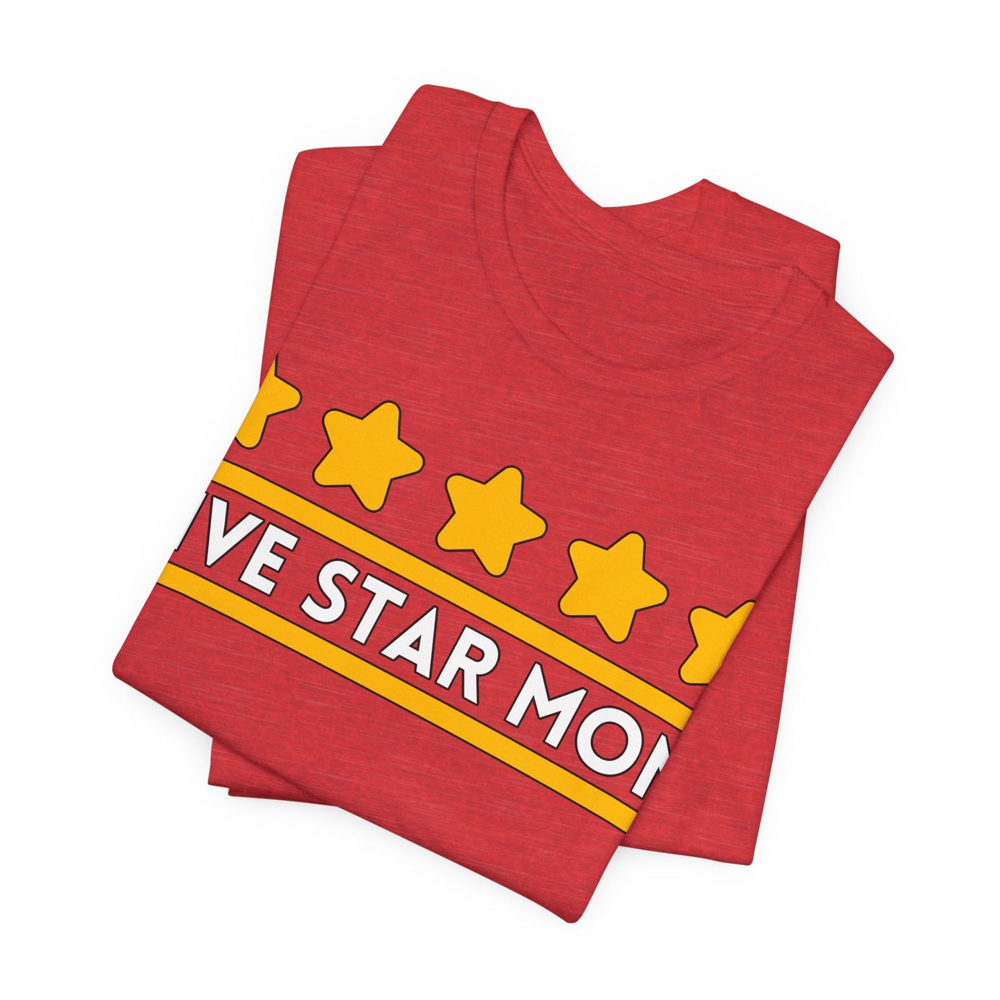 Five Star Mom Tee | Best Mom Graphic T-Shirt