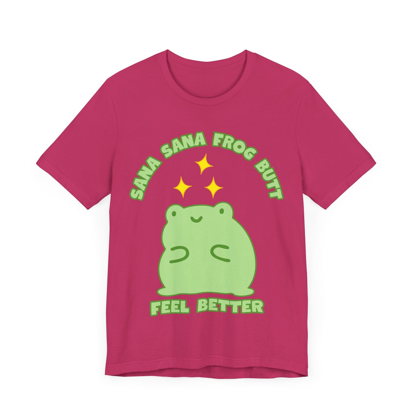 Sana Sana Frog Butt Tee | Silly Saying Graphic T-Shirt