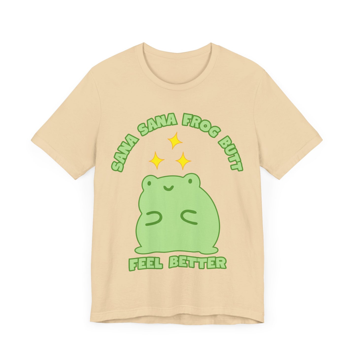 Sana Sana Frog Butt Tee | Silly Saying Graphic T-Shirt