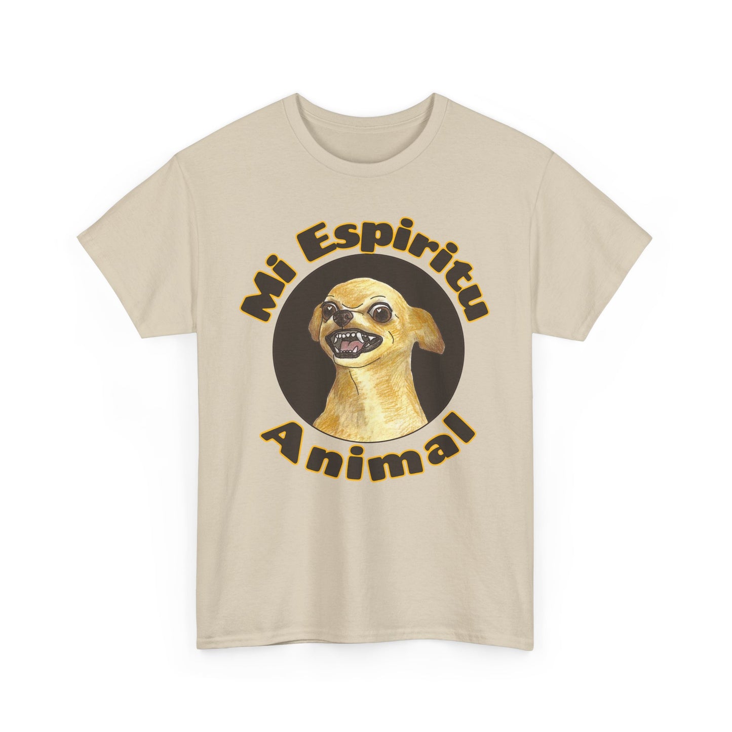 Mi Espiritu Animal Tee | Funny Dog Graphic T-Shirt