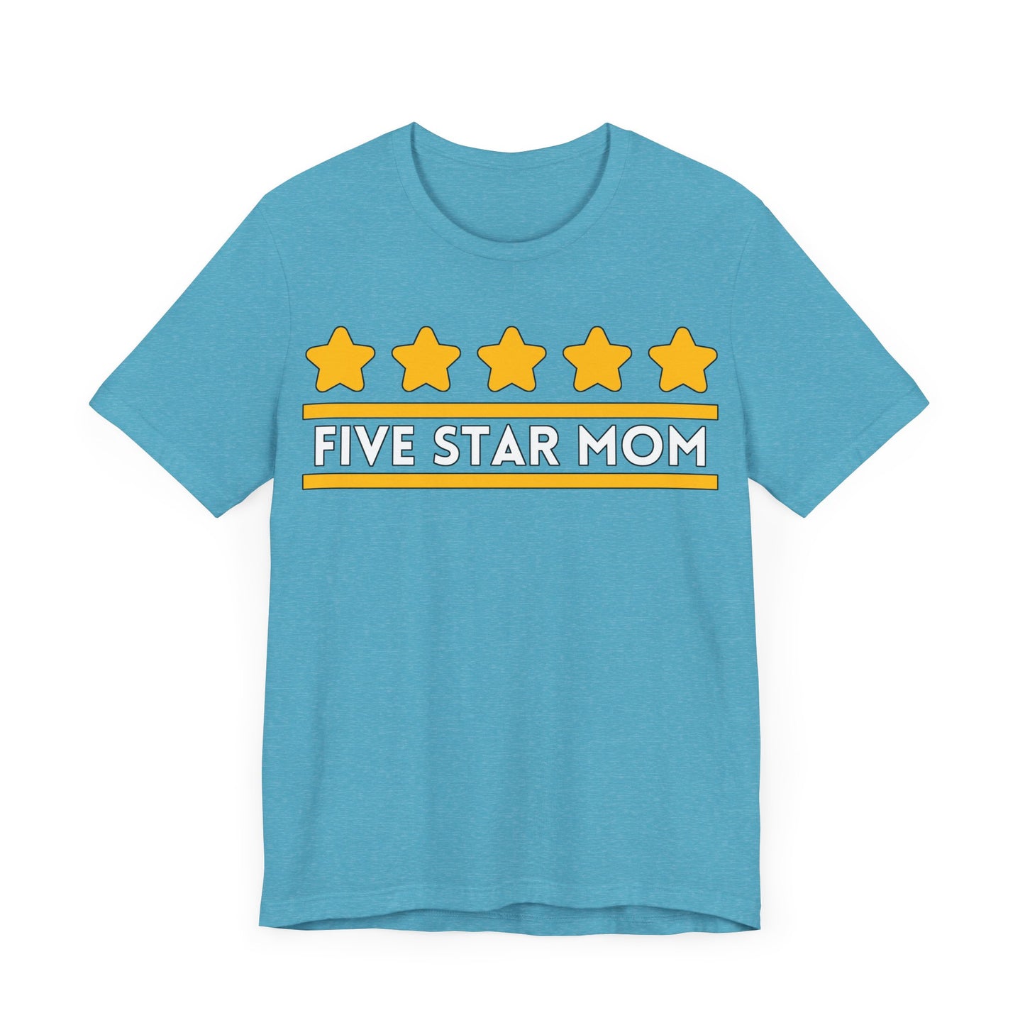 Five Star Mom Tee | Best Mom Graphic T-Shirt