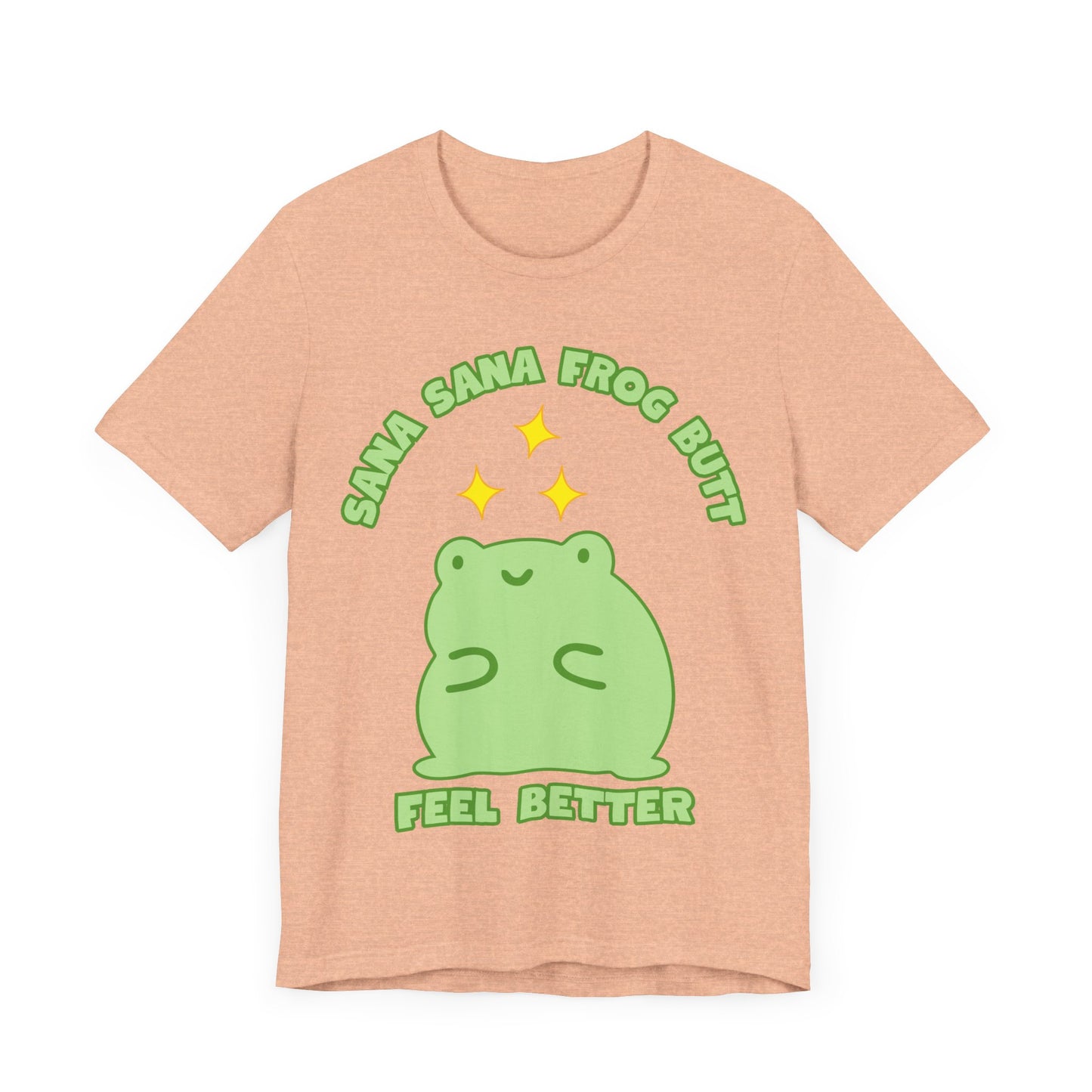 Sana Sana Frog Butt Tee | Silly Saying Graphic T-Shirt