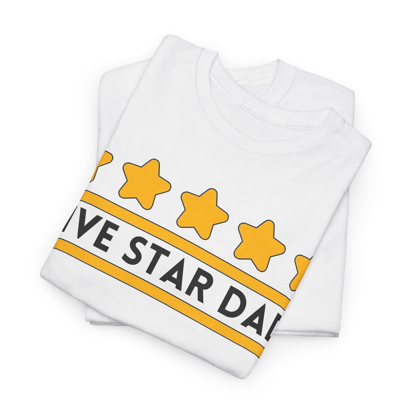 Five Star Dad Tee | Great Dad Graphic T-Shirt