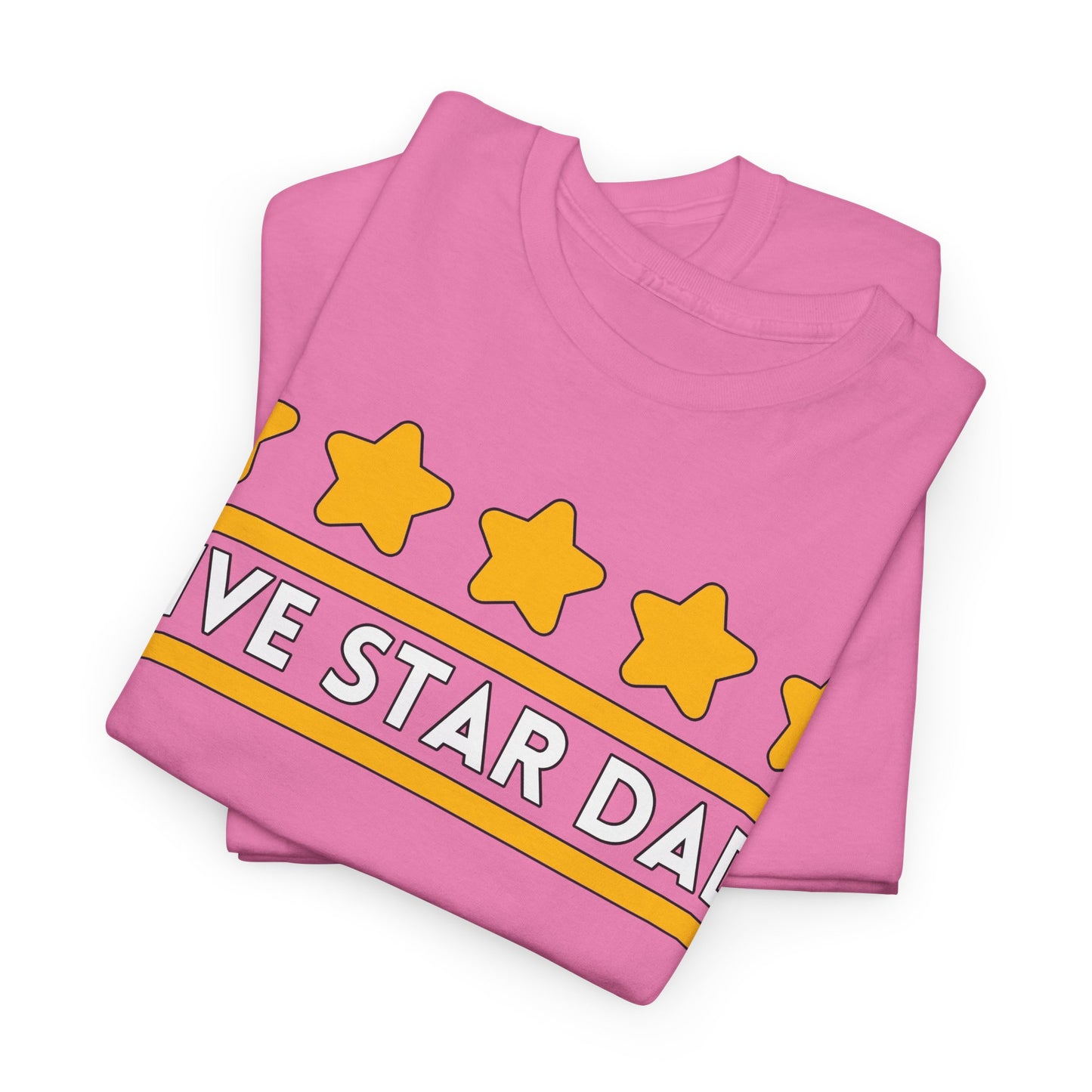 Five Star Dad Tee | Great Dad Graphic T-Shirt