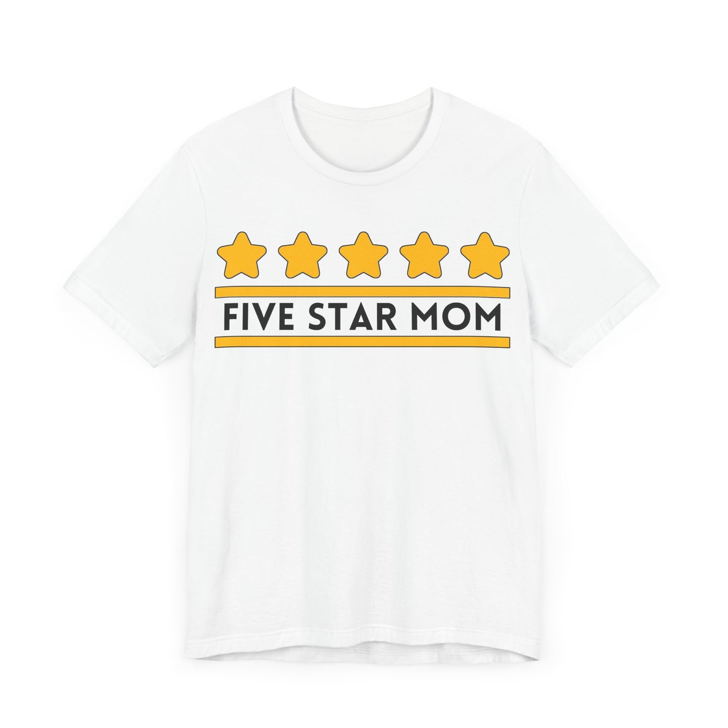 Five Star Mom Tee | Best Mom Graphic T-Shirt
