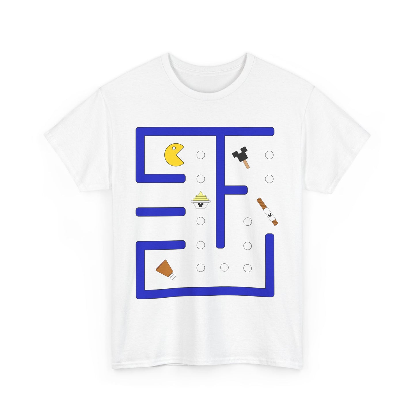 Snac-Man Tee | Clever Mash-Up Graphic T-Shirt