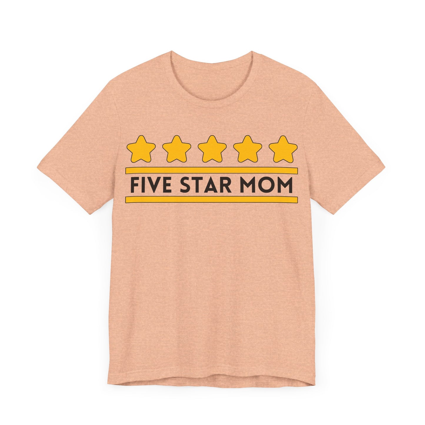 Five Star Mom Tee | Best Mom Graphic T-Shirt