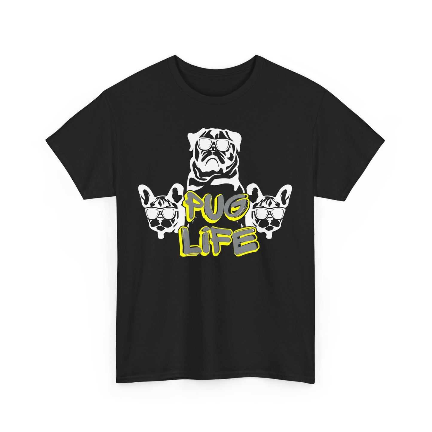 Pug Life Tee | Funny Dog Graphic T-Shirt