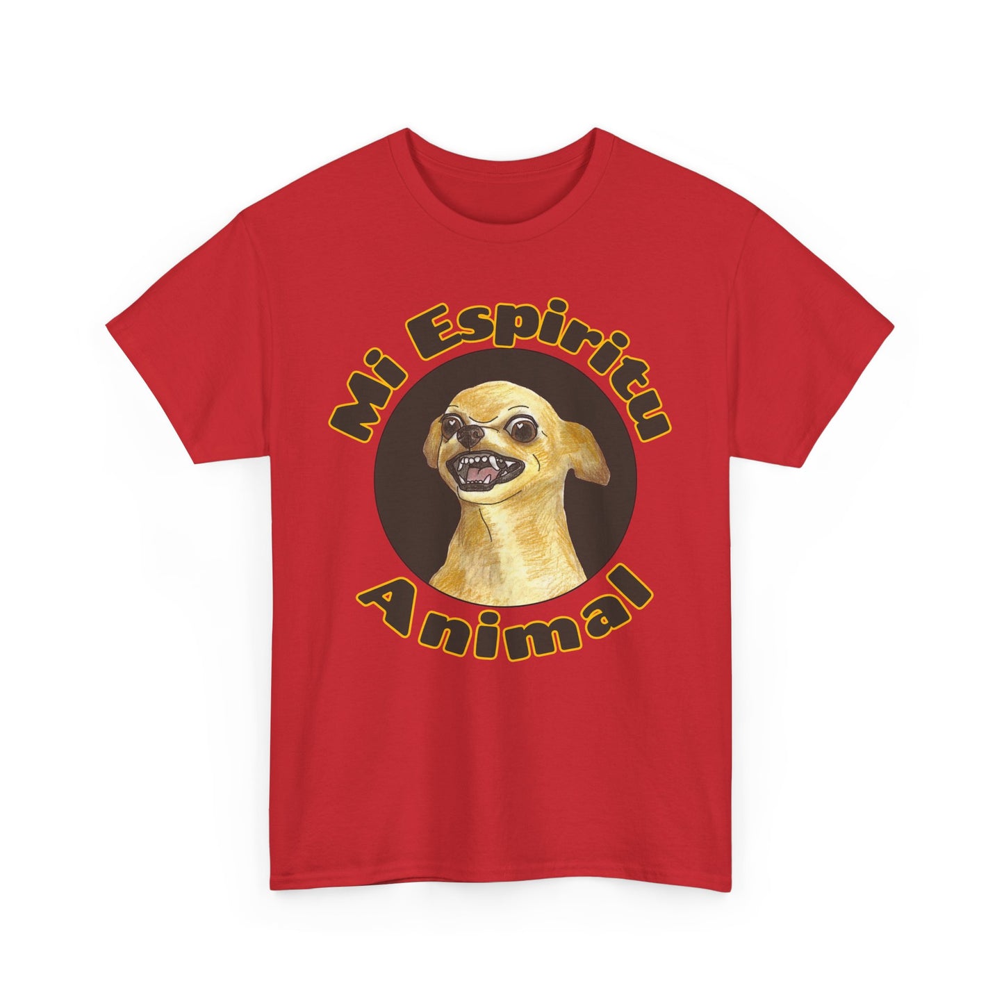 Mi Espiritu Animal Tee | Funny Dog Graphic T-Shirt