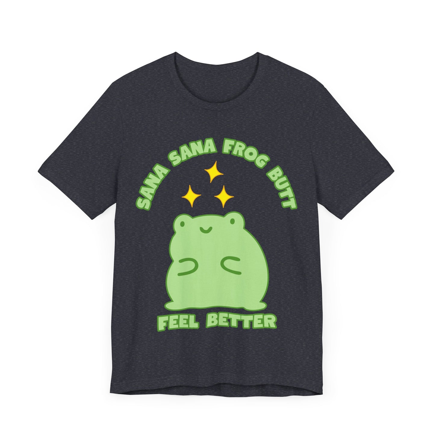 Sana Sana Frog Butt Tee | Silly Saying Graphic T-Shirt