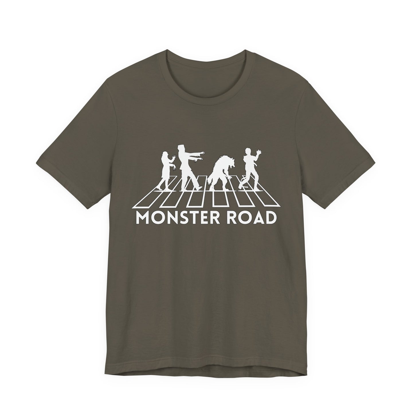 "Monster Road" Tee | Halloween Themed Rock Band Graphic T-Shirt