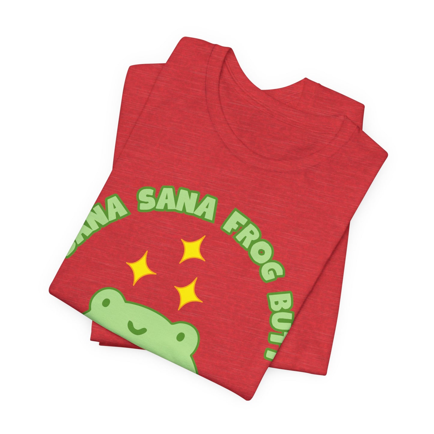 Sana Sana Frog Butt Tee | Silly Saying Graphic T-Shirt