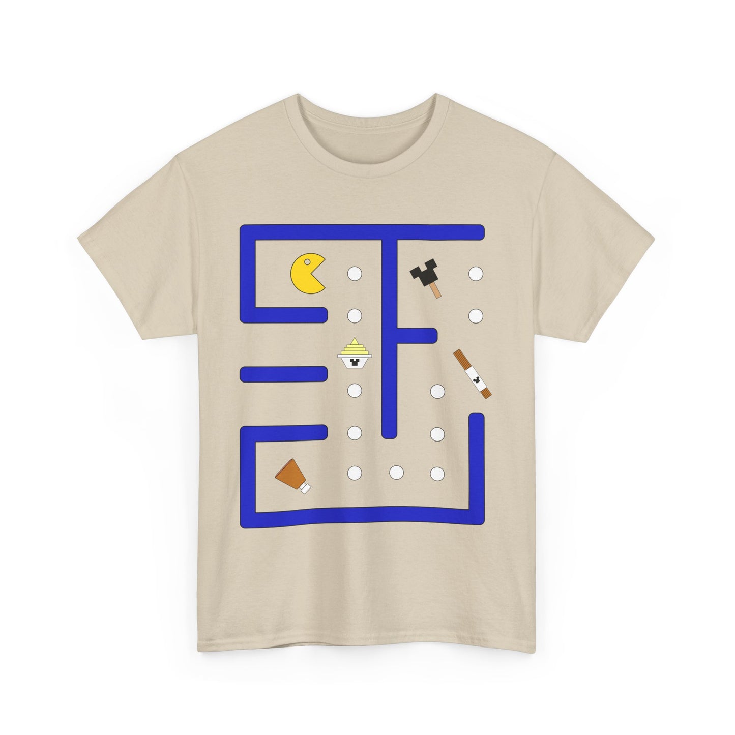 Snac-Man Tee | Clever Mash-Up Graphic T-Shirt