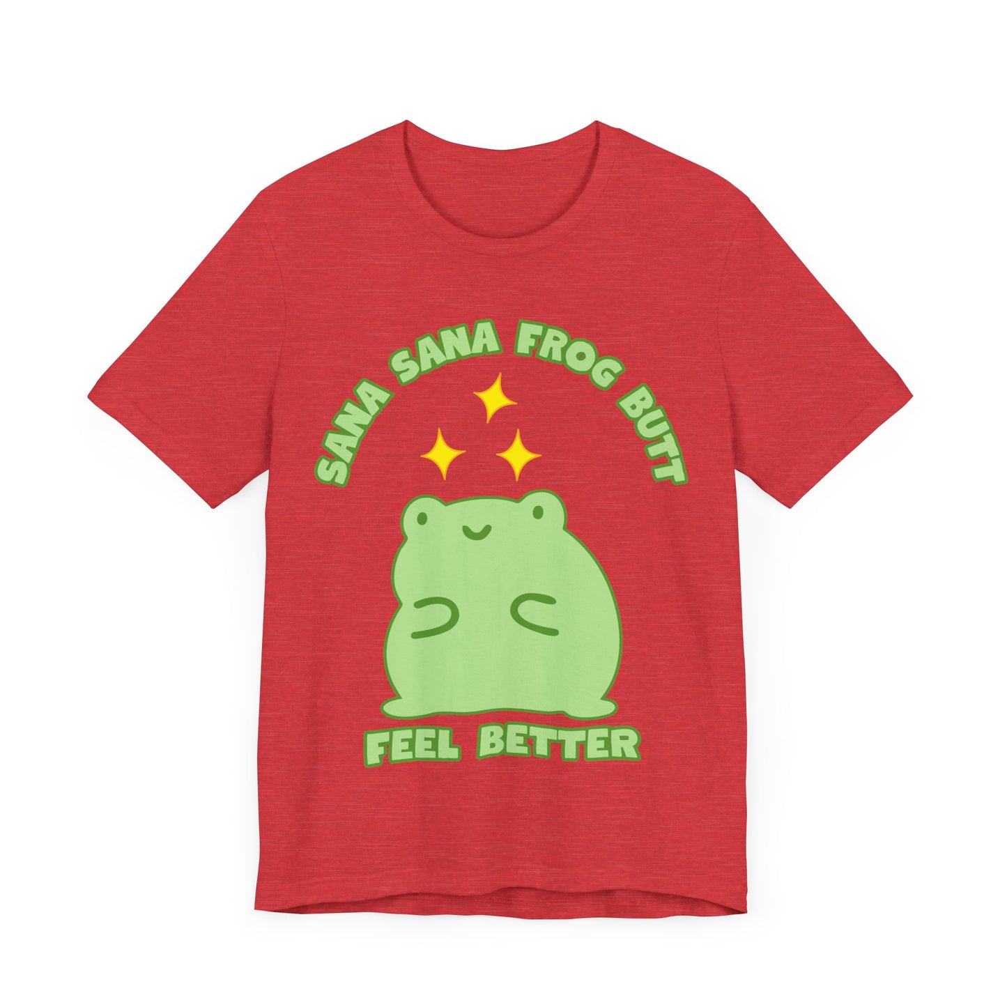 Sana Sana Frog Butt Tee | Silly Saying Graphic T-Shirt