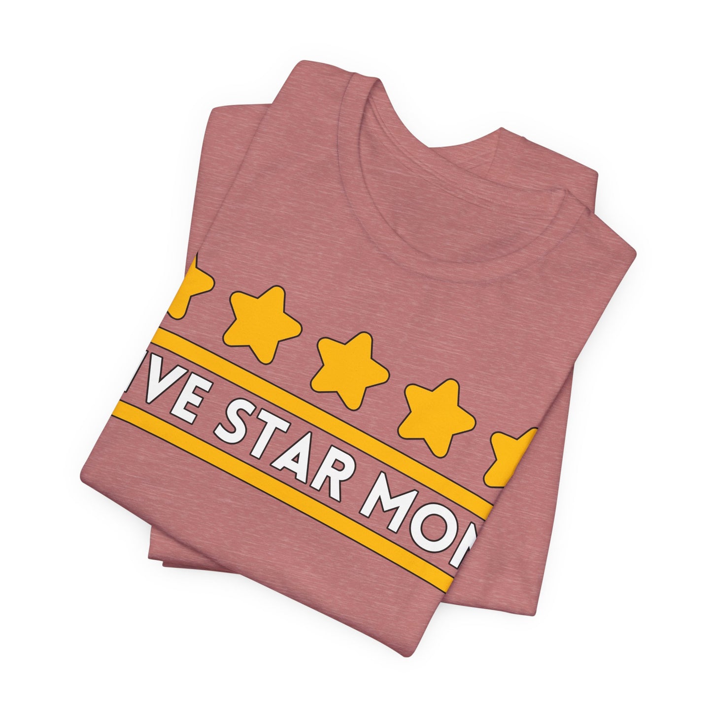 Five Star Mom Tee | Best Mom Graphic T-Shirt