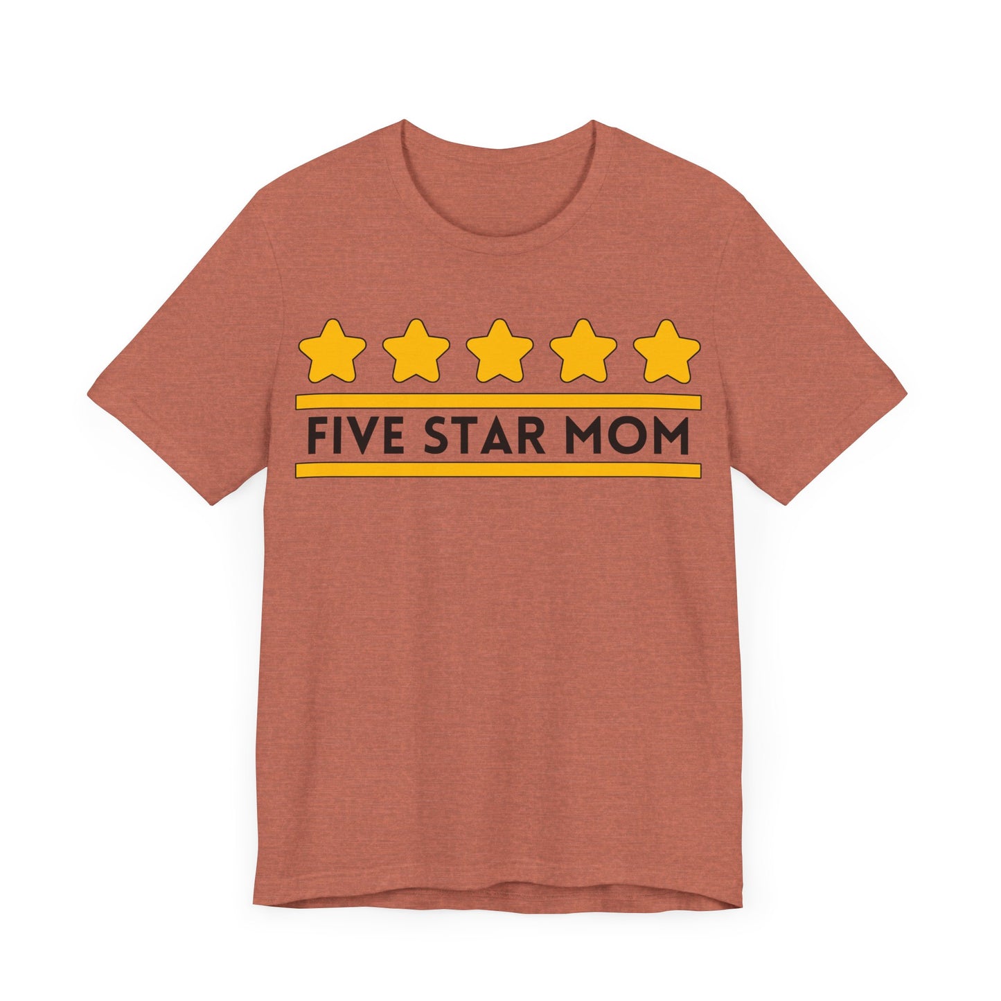 Five Star Mom Tee | Best Mom Graphic T-Shirt