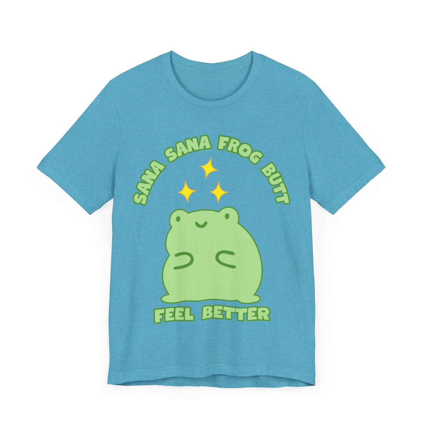 Sana Sana Frog Butt Tee | Silly Saying Graphic T-Shirt