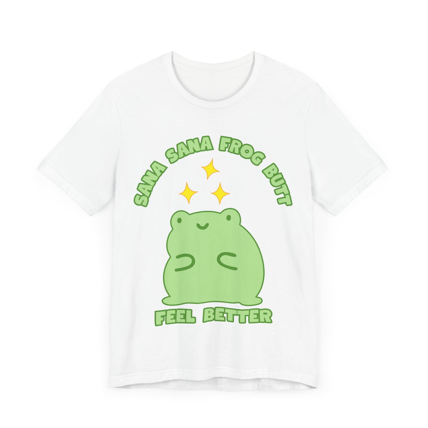 Sana Sana Frog Butt Tee | Silly Saying Graphic T-Shirt