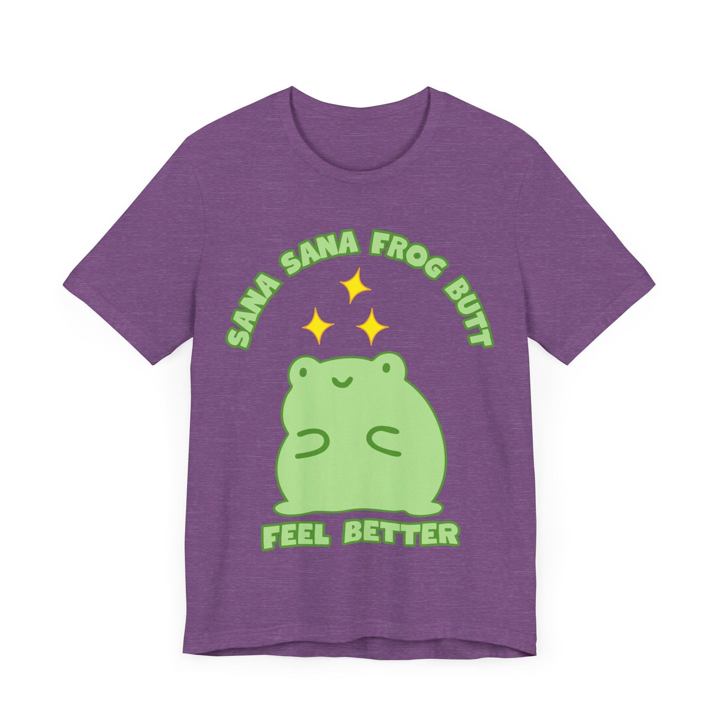 Sana Sana Frog Butt Tee | Silly Saying Graphic T-Shirt
