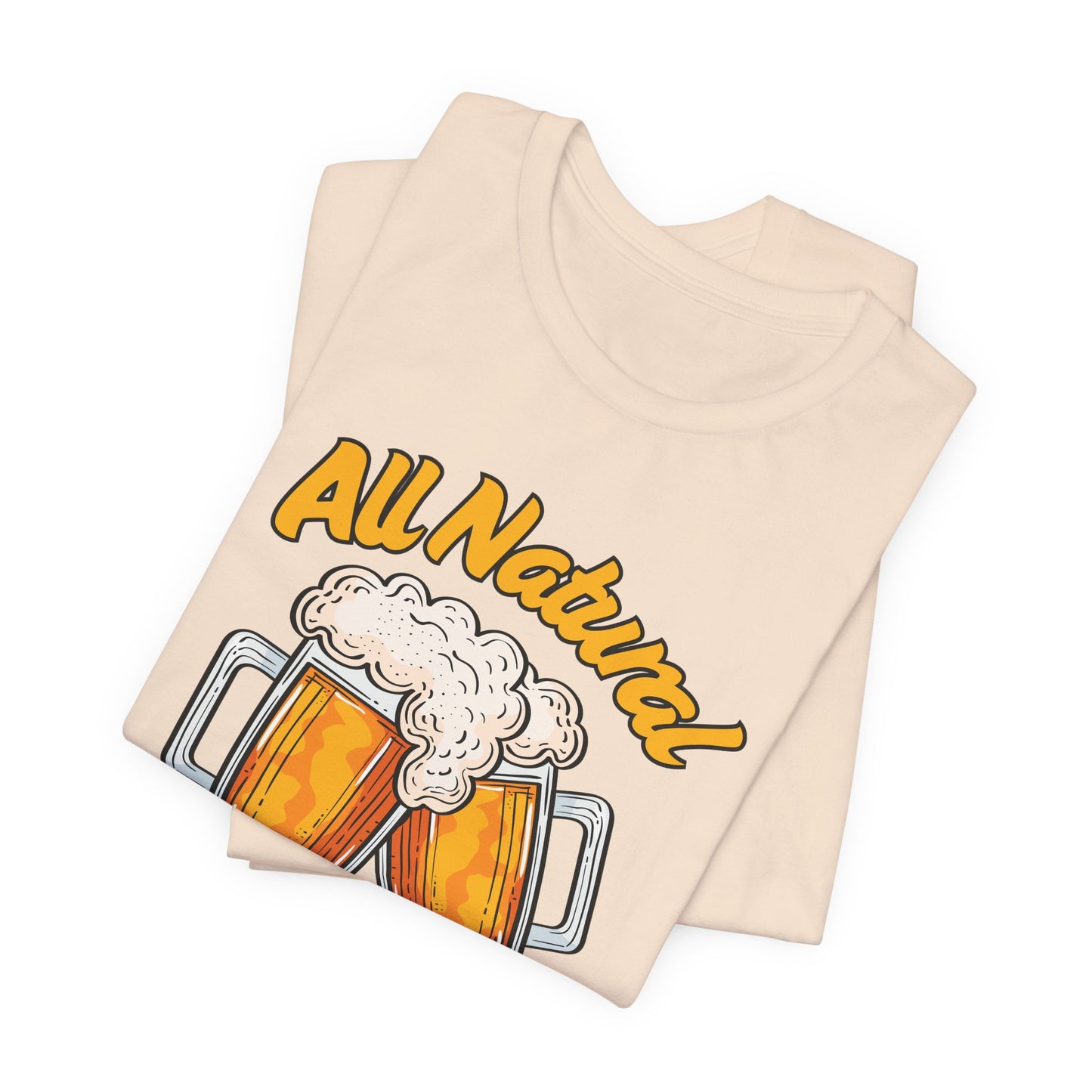 All Natural Beer Recycling Center Tee | Funny Beer Graphic T-Shirt