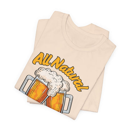 All Natural Beer Recycling Center Tee | Funny Beer Graphic T-Shirt