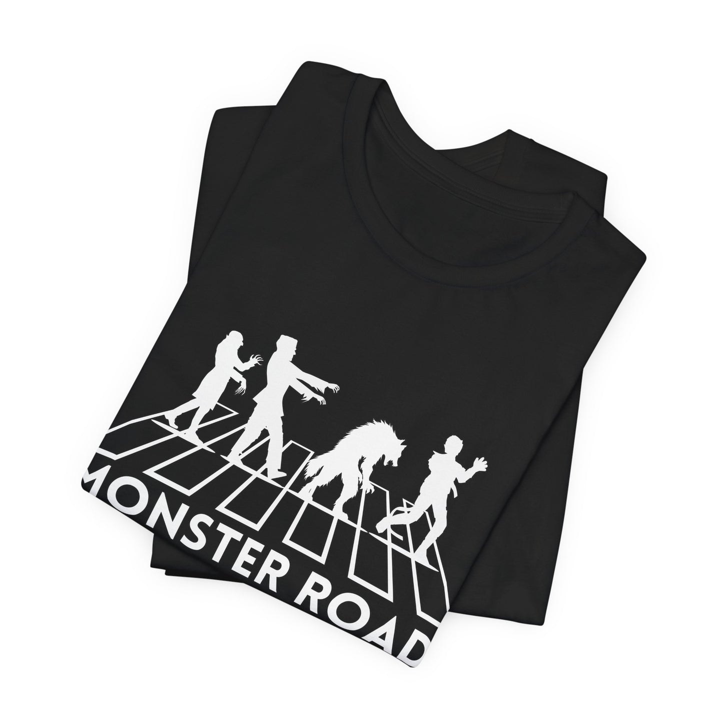 "Monster Road" Tee | Halloween Themed Rock Band Graphic T-Shirt
