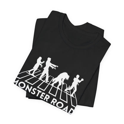 "Monster Road" Tee | Halloween Themed Rock Band Graphic T-Shirt