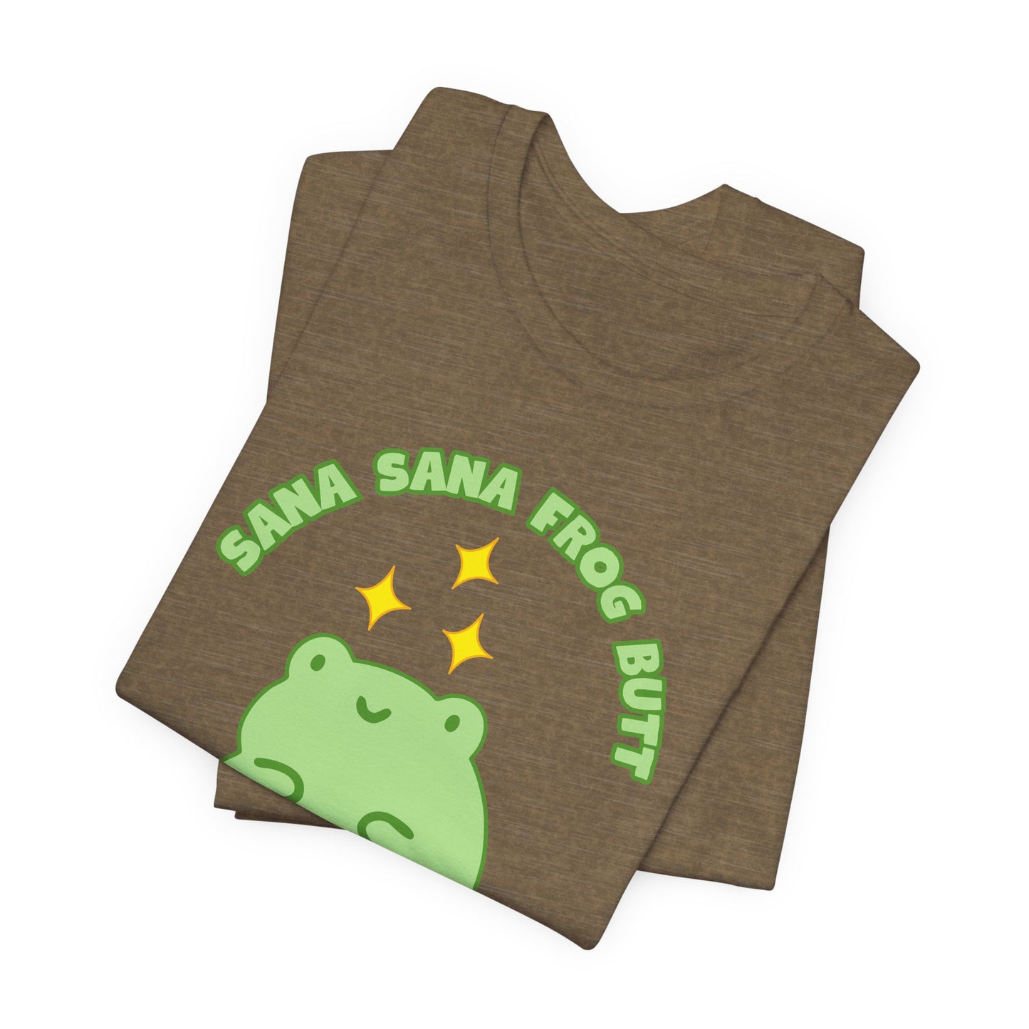 Sana Sana Frog Butt Tee | Silly Saying Graphic T-Shirt