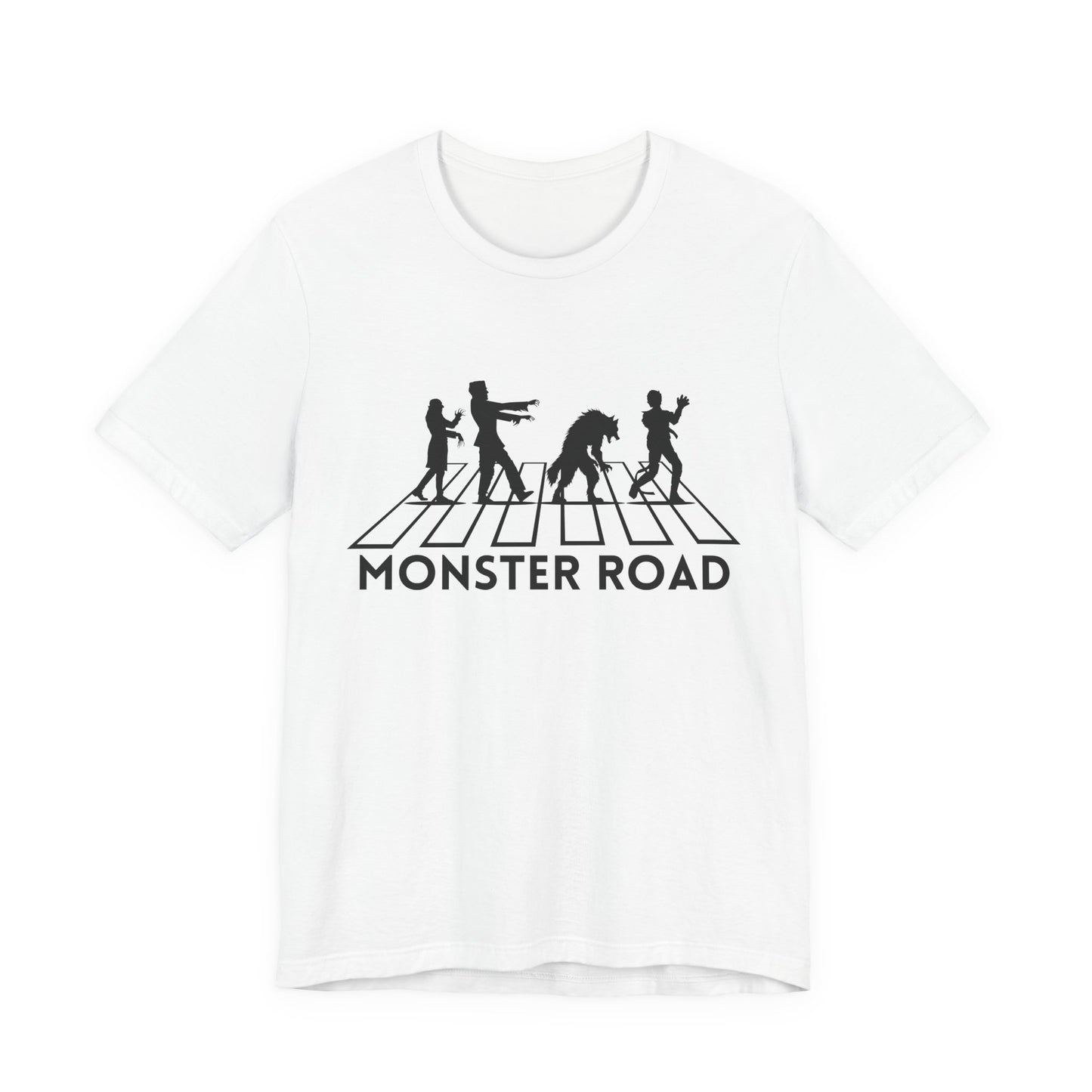 "Monster Road" Tee | Halloween Themed Rock Band Graphic T-Shirt