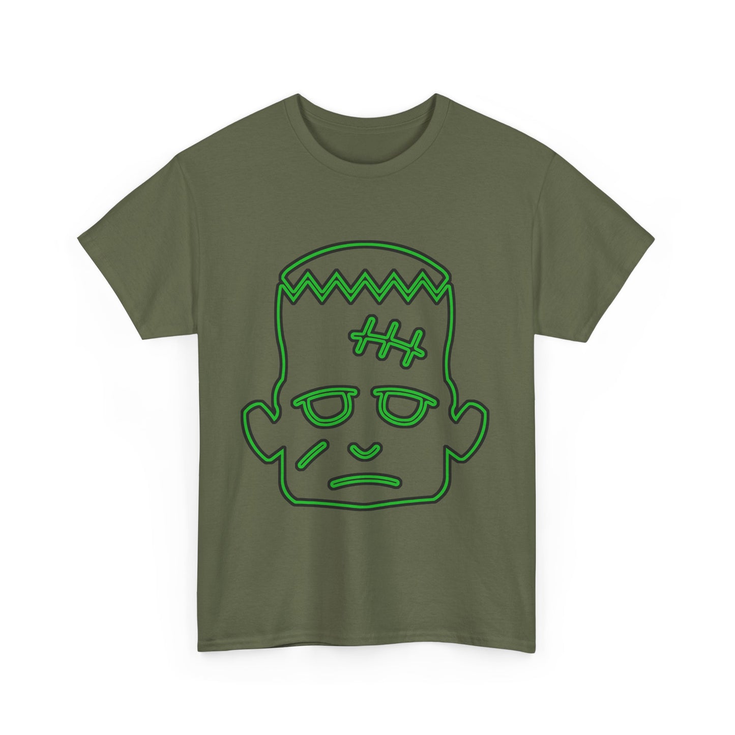 "Franken Face" Tee | Frankenstein Halloween Graphic T-Shirt