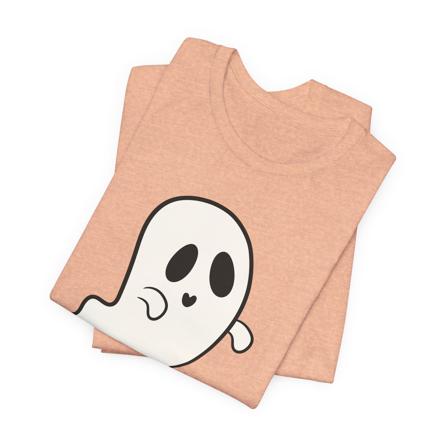 "Hey, Boo!" Ghost Tee | Cute Halloween Graphic T-Shirt