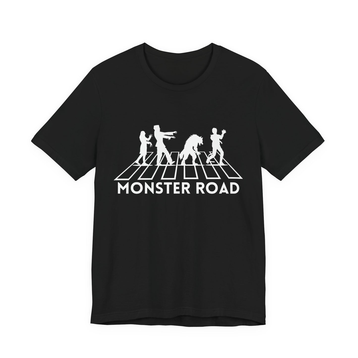 "Monster Road" Tee | Halloween Themed Rock Band Graphic T-Shirt