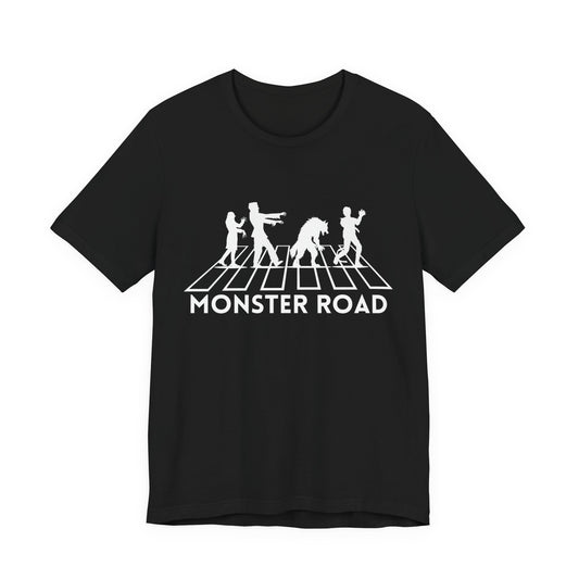 "Monster Road" Tee | Halloween Themed Rock Band Graphic T-Shirt