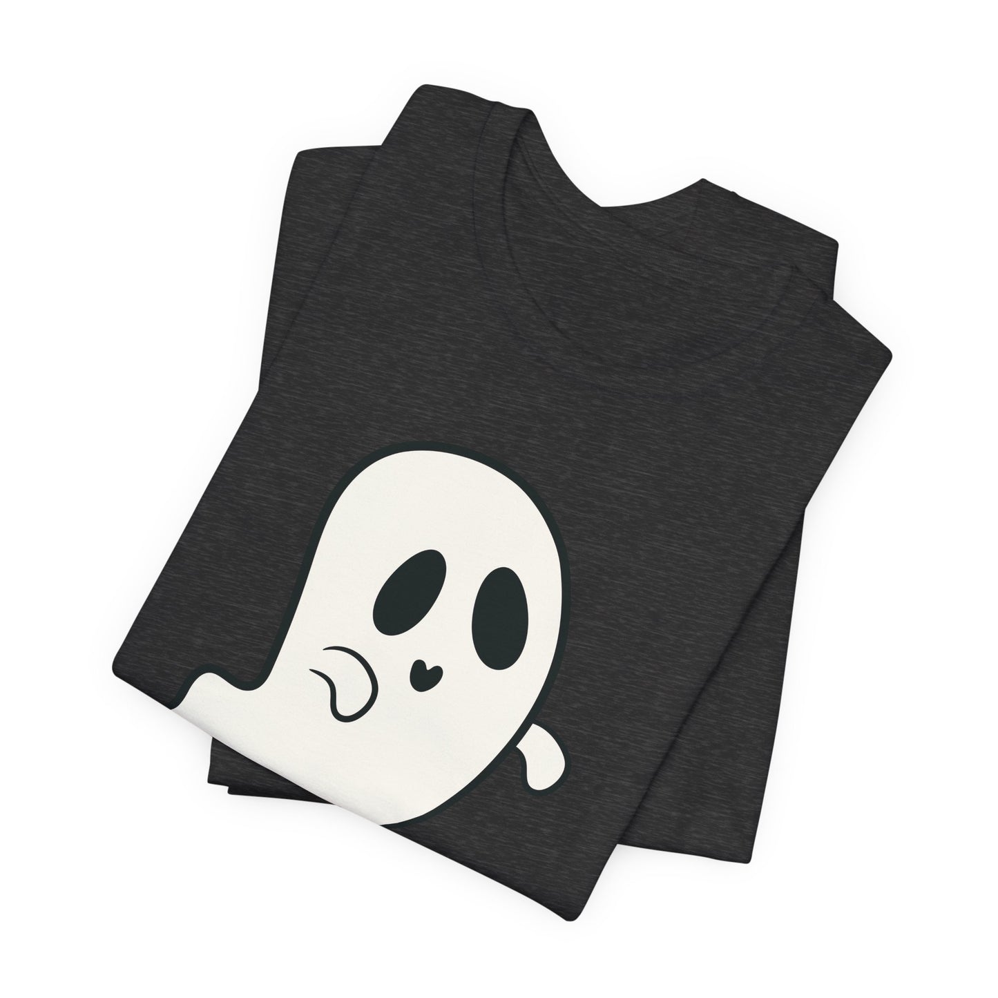 "Hey, Boo!" Ghost Tee | Cute Halloween Graphic T-Shirt