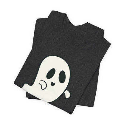 "Hey, Boo!" Ghost Tee | Cute Halloween Graphic T-Shirt