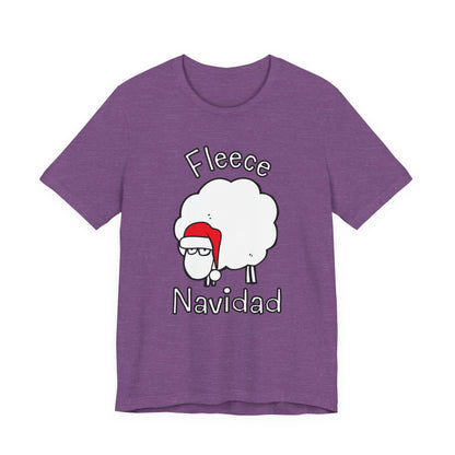 Fleece Navidad Tee | Christmas Sheep Graphic T-Shirt