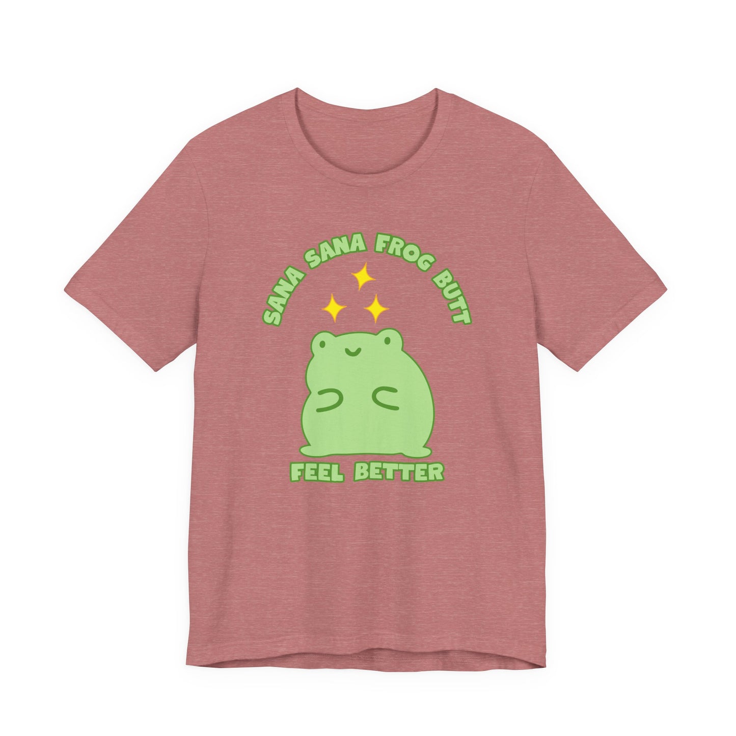 Sana Sana Frog Butt Tee | Silly Saying Graphic T-Shirt