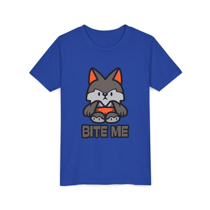 "Bite Me" Tee | Witty Youth Graphic T-Shirt