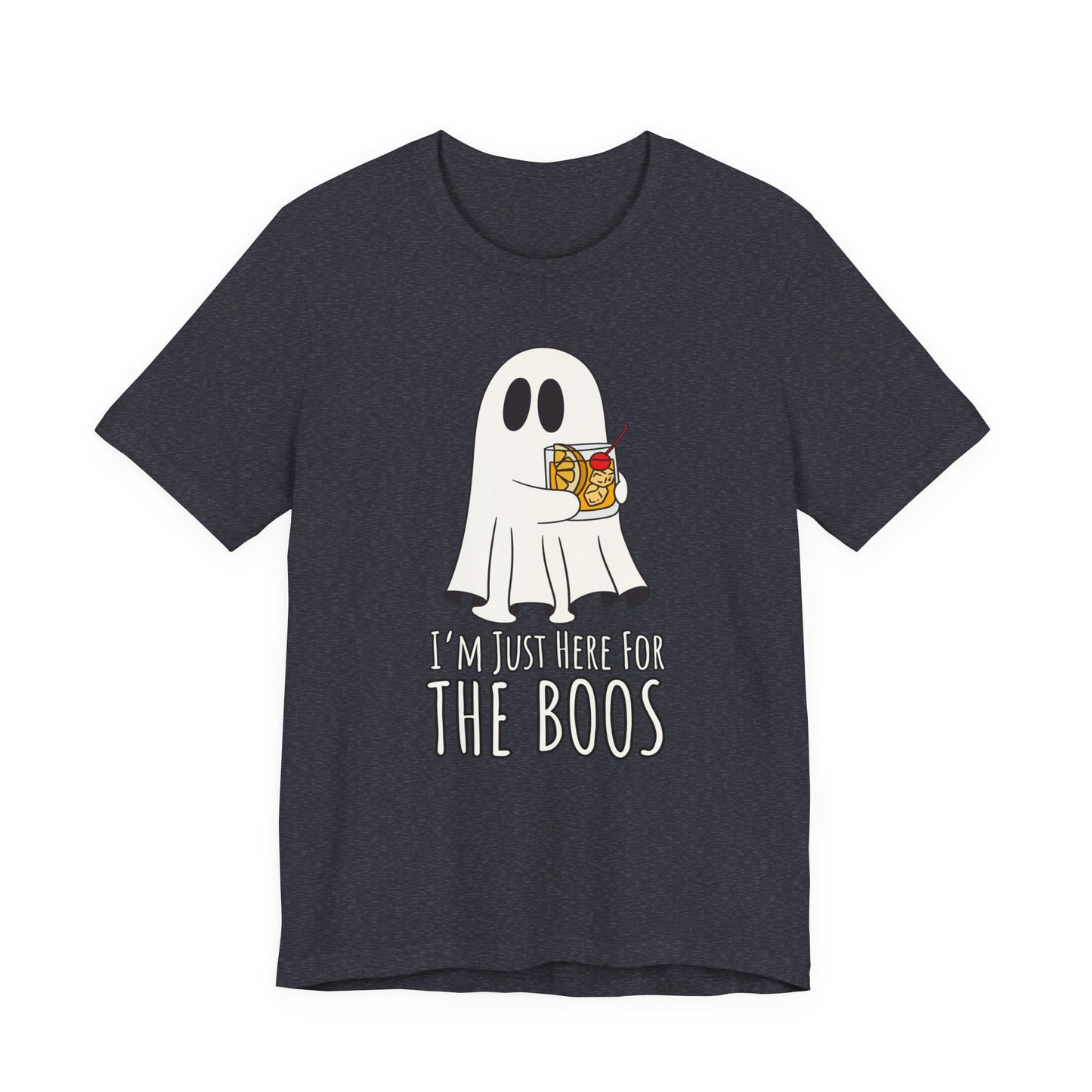 "I'm Just Here for the Boos" Tee | Men's Funny Halloween Graphic T-Shirt