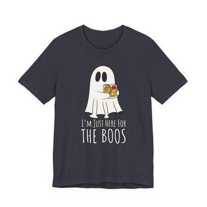 "I'm Just Here for the Boos" Tee | Men's Funny Halloween Graphic T-Shirt