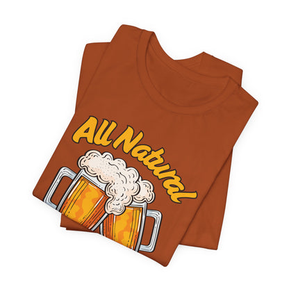 All Natural Beer Recycling Center Tee | Funny Beer Graphic T-Shirt