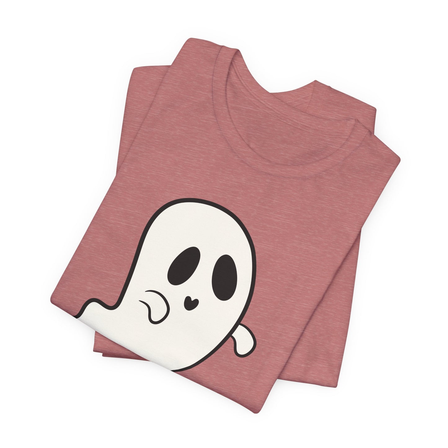 "Hey, Boo!" Ghost Tee | Cute Halloween Graphic T-Shirt