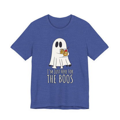 "I'm Just Here for the Boos" Tee | Men's Funny Halloween Graphic T-Shirt