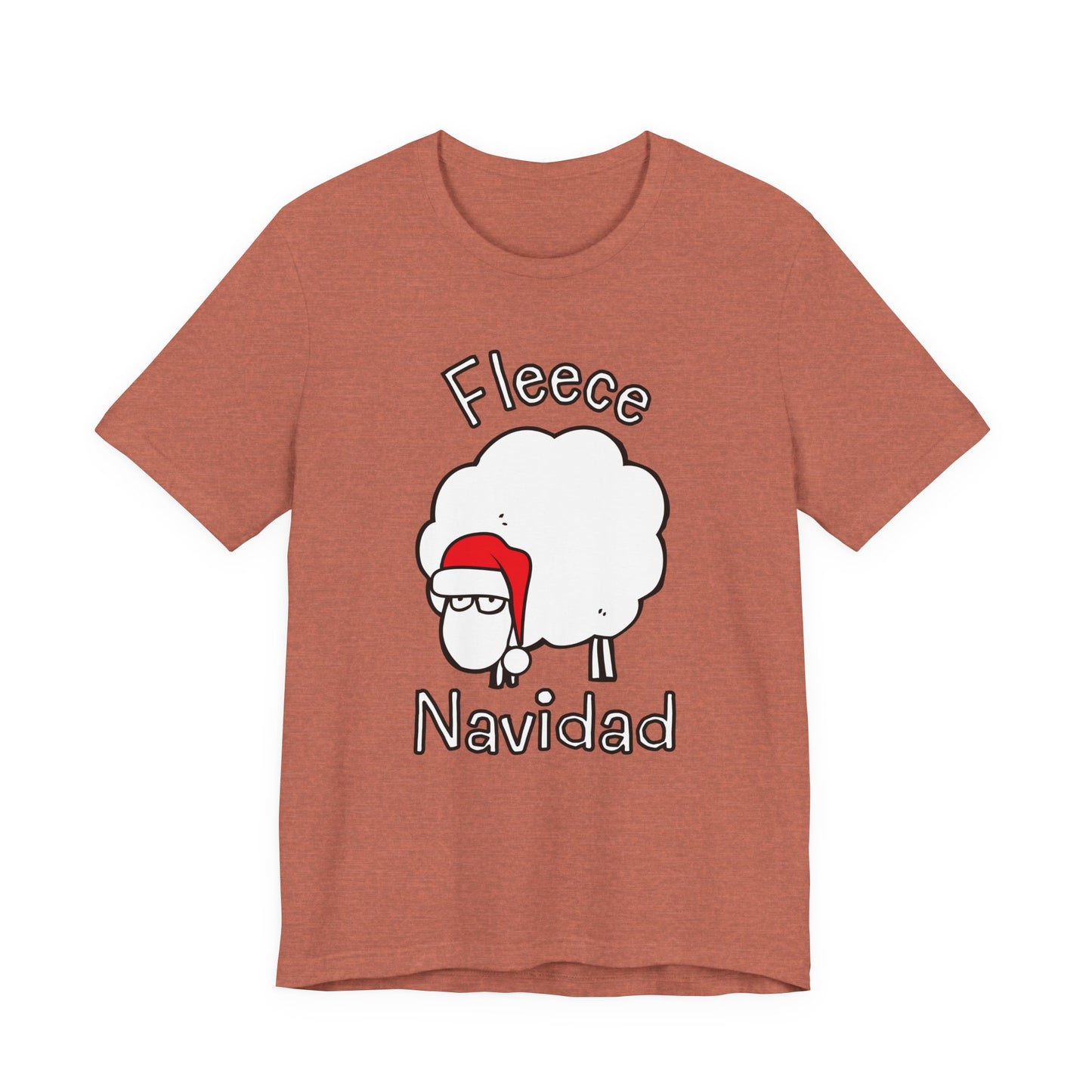 Fleece Navidad Tee | Christmas Sheep Graphic T-Shirt
