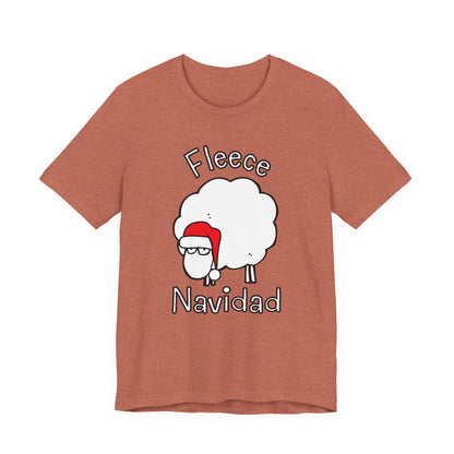 Fleece Navidad Tee | Christmas Sheep Graphic T-Shirt