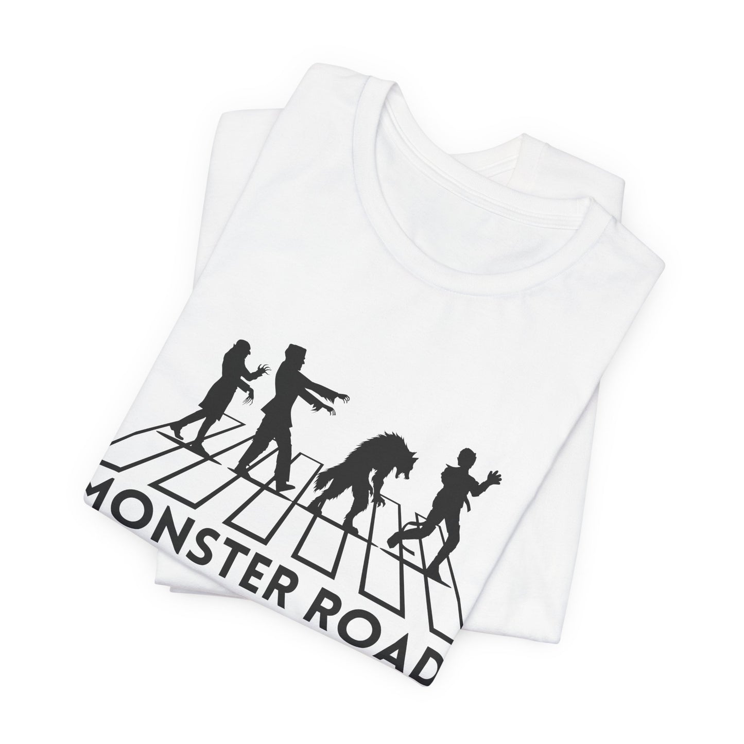 "Monster Road" Tee | Halloween Themed Rock Band Graphic T-Shirt